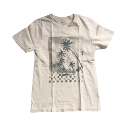 T-shirt H&M enfant – 8/10 ans – “Palm Blvd” – Motif palmiers