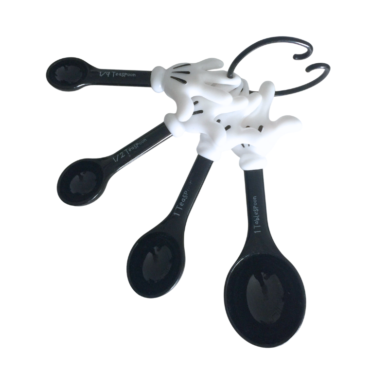 Cuillères doseuses Mickey – Set de 4 pièces – Accessoire cuisine Disney
