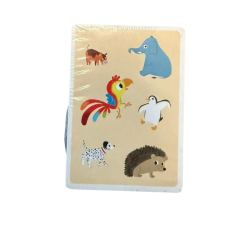 Jeu de cartes enfants – Animaux illustrés – Dès 5 ans