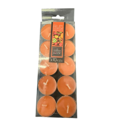 Bougies chauffe-plat parfumées Fruits Exotiques – Lot de 10 – 3,5 h