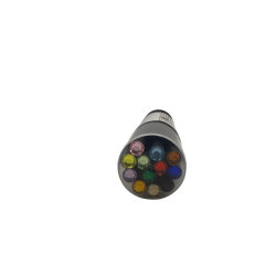 Crayons noirs décorés de strass – Tube de 12 crayons – Med with Bling