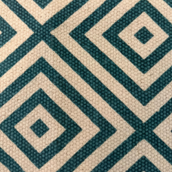 Tapis losanges vert foncé – Déstockage