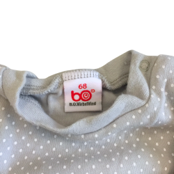Haut bébé B.O. WirbelWind taille 68 gris à pois