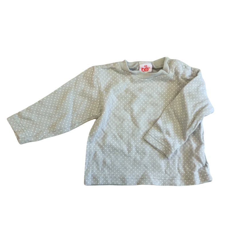 Haut bébé B.O. WirbelWind taille 68 gris à pois