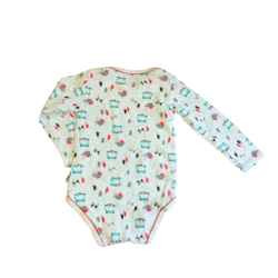 Body Petit Béguin 18 mois blanc imprimé animaux