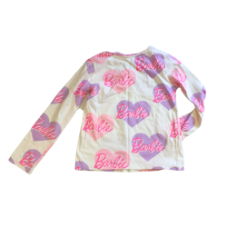 T-shirt H&M Barbie 122/128 manches longues