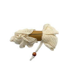 Fleur de douche exfoliante coton naturel – Déstockage