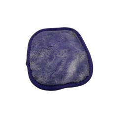 Serviette démaquillante réutilisable violette – Déstockage
