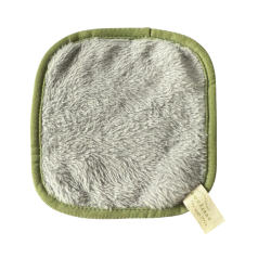 Lingette démaquillante réutilisable grise – Déstockage