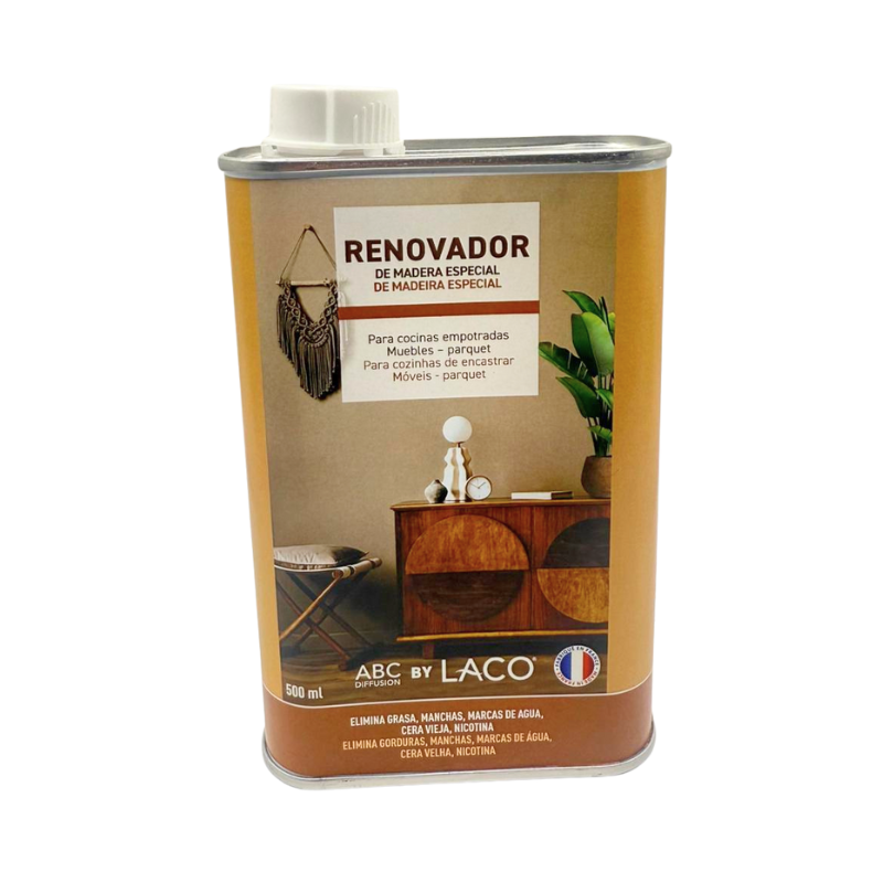 Rénovateur bois LACO 500 ml – Multilangue – Déstockage