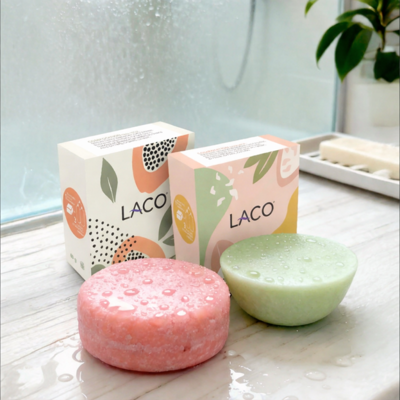 Duo de shampoings solides pour les cheveux