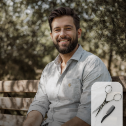 Beard & mustache scissors