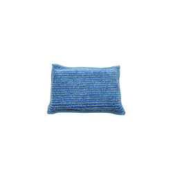 Éponge microfibre double face bleue