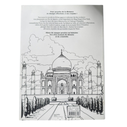 100 lieux mythiques à colorier