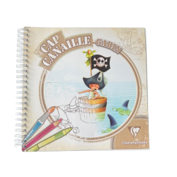 Cahier coloriage enfant Cap Canaille Gabin