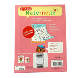 Maternelle pour les vacances 3-4 ans – Cahier d’activités