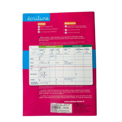 Cahier d’écriture CP Apprentissage – Hatier