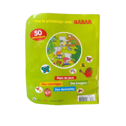 Magazine Babar Jeux – Châteaux et chevaliers – +50 autocollants