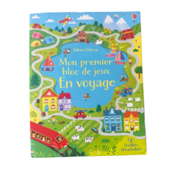 Mon premier bloc de jeux en voyage – 50 feuilles détachables – Usborne