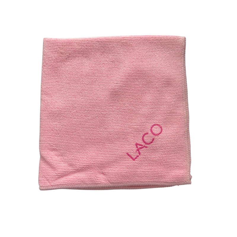 Microfibre LACO rose 40x40 cm – Chiffon microfibre multi-usages