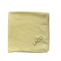 Microfibre LACO jaune 40×40 cm – Chiffon microfibre multi-usages