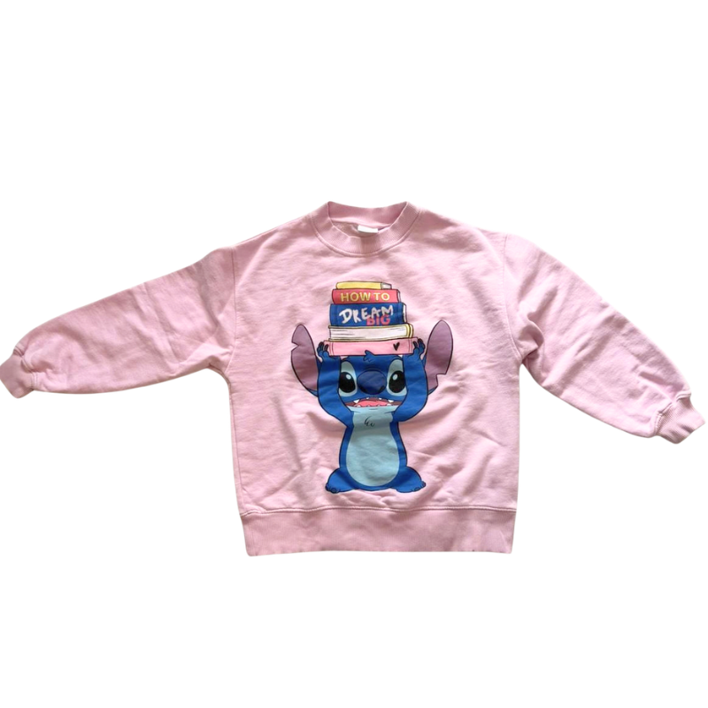 Pull Stitch rose fille Zara 12-13 ans (156 cm) – Sweat Disney Lilo & Stitch