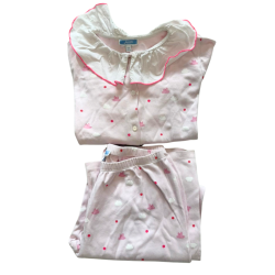 Pyjama fille Jacadi 10 ans (140 cm) – Ensemble haut et bas rose imprimé