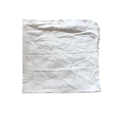 Couverture bébé en coton blanc à pois – Douce et légère – Idéale naissance