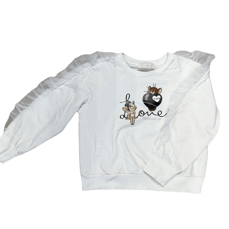 copy of Sweat-shirt blanc Monnalisa Tom & Jerry 10 ans