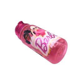 Gourde Barbie rose enfant avec paille – Bouteille d’eau Barbie – Gourde scolaire fille
