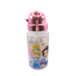 Gourde enfant Disney Princess avec paille – Bouteille princesse rose