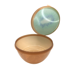 Boîte de conservation kiwi – Bol hermétique plastique – Rangement alimentaire original