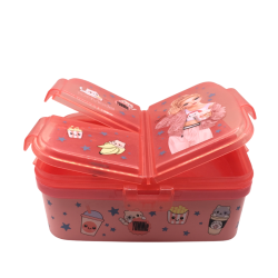 Boîte repas enfant Top Model rose – Lunch box compartimentée