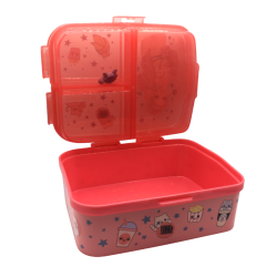 Boîte repas enfant Top Model rose – Lunch box compartimentée