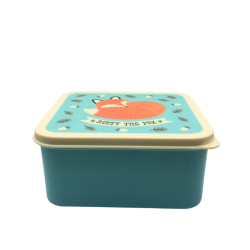 Boîte de conservation enfant Rusty the Fox – Lunch box renard bleue – Boîte repas enfant