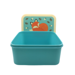 Boîte de conservation enfant Rusty the Fox – Lunch box renard bleue – Boîte repas enfant