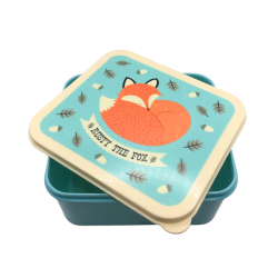 Boîte de conservation enfant Rusty the Fox – Lunch box renard bleue – Boîte repas enfant