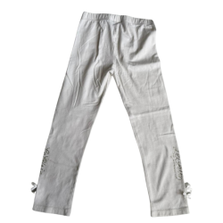 Legging fille blanc – Le Chic – taille 128 (8 ans)