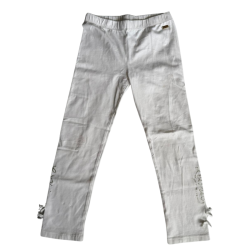 Legging fille blanc – Le Chic – taille 128 (8 ans)