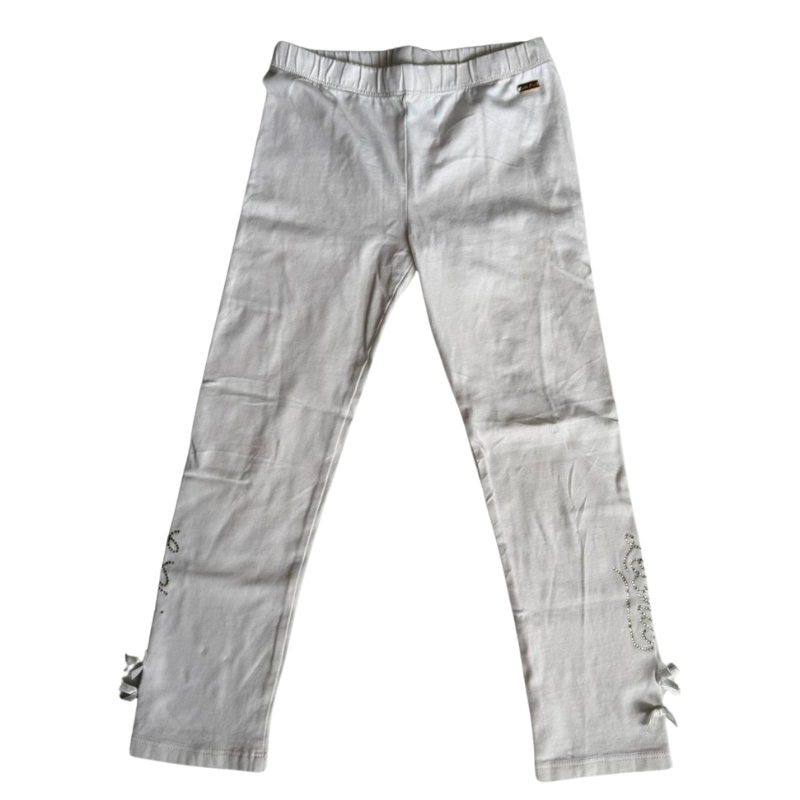Legging fille blanc – Le Chic – taille 128 (8 ans)