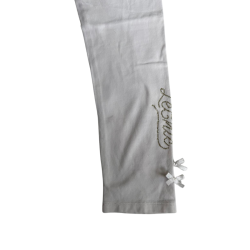 Legging fille blanc – Le Chic – taille 128 (8 ans)