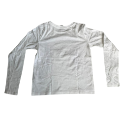 T-shirt manches longues fille H&M – motif chat “Purr-fect” – 146/152 cm