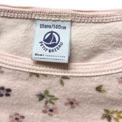Ensemble pyjama fille Petit Bateau 10 ans (140 cm) – imprimé fleuri