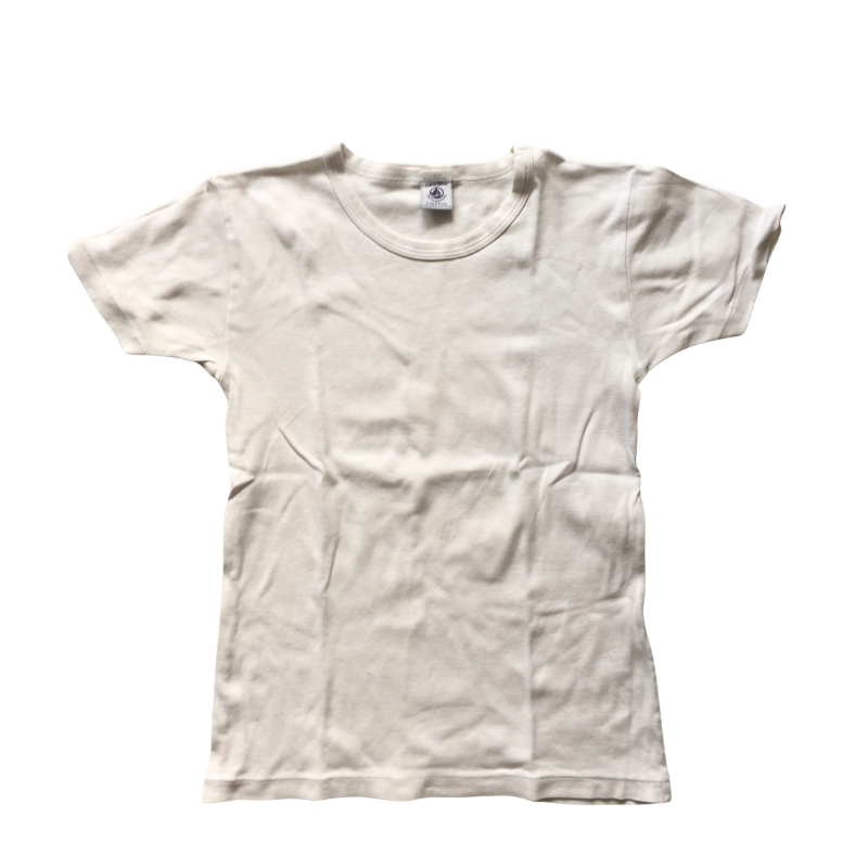 T-shirt enfant Petit Bateau 12 ans (152 cm) – coton bio – blanc