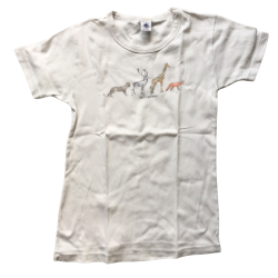 T-shirt Petit Bateau 12 ans (152 cm) – motif animaux – coton bio