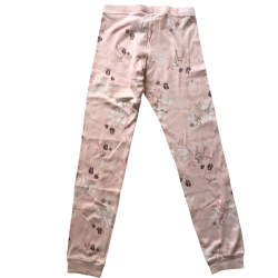 Ensemble pyjama fille H&M rose motifs animaux 146/152 cm