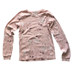 Ensemble pyjama fille H&M rose motifs animaux 146/152 cm