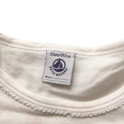 T-shirt Petit Bateau blanc 12 ans