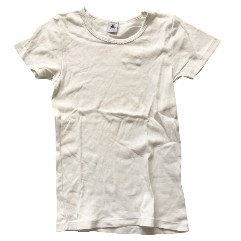 T-shirt Petit Bateau blanc 12 ans