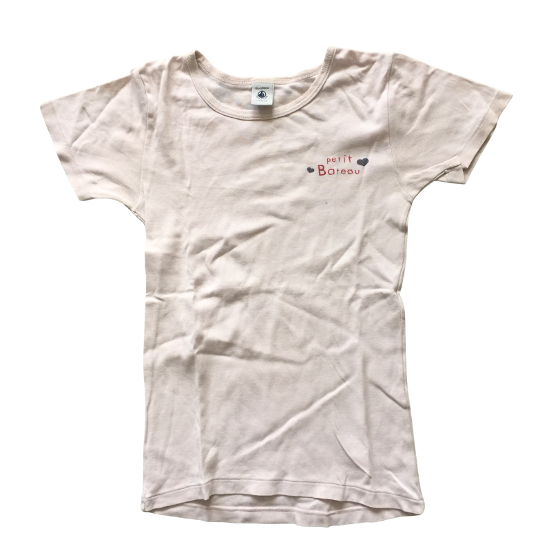 T-shirt Petit Bateau rose 10 ans